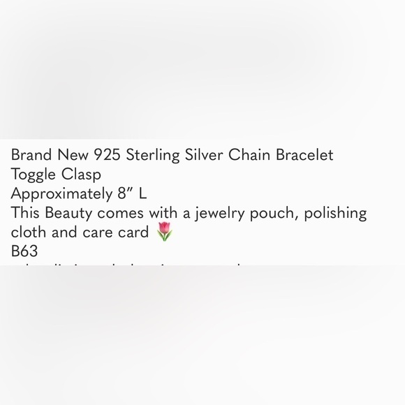 NEW Sterling Silver Double Link Textured Chain Bracelet HP🎉 - Picture 5 of 7